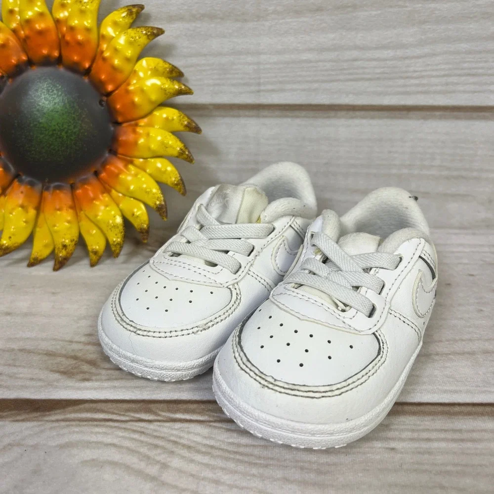 Nike Air Force 1 Crib White Soft Sole Infant Shoes CK2201-100 5C baby toddler